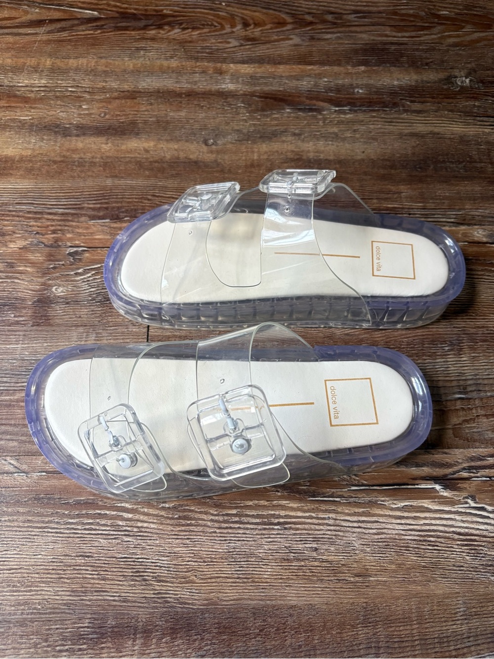 Dolce Vita Julio Clear Jelly Sandal - Picture 3 of 5